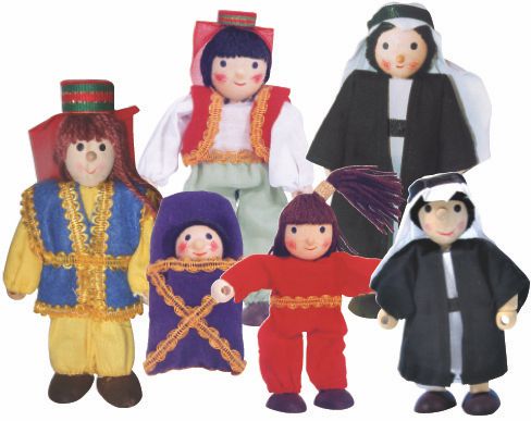 Winzling-Set Orient Familie 6 Teile